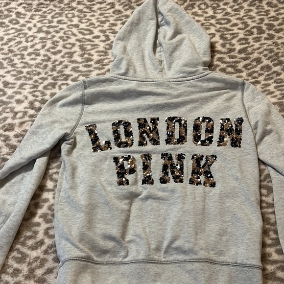 RARE leopard bling London full zip - Picture 2 of 5